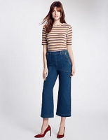 Marks and Spencer  Wide Leg Cropped Jeans