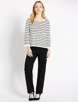 Marks and Spencer  PETITE Roma Rise Straight Leg Jeans