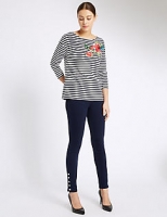 Marks and Spencer  Ankle Button Skinny Leg Jeans