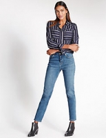 Marks and Spencer  Button Fly Straight Leg Jeans