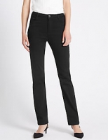 Marks and Spencer  Sateen Straight Leg Trousers