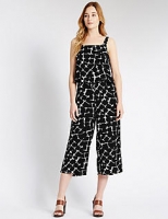 Marks and Spencer  Crackle Print Sleeveless Jumpsuit