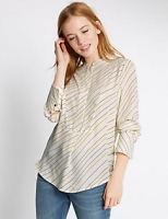 Marks and Spencer  PETITE Printed Long Sleeve Shirt