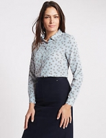 Marks and Spencer  Collared Neck Long Sleeve Blouse