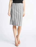 Marks and Spencer  Aztec Striped Pencil Skirt