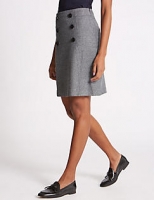 Marks and Spencer  Button Front Mini Skirt