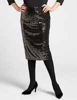 Marks and Spencer  Sequin Pencil Skirt