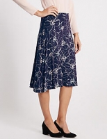 Marks and Spencer  Floral Print A-Line Skirt