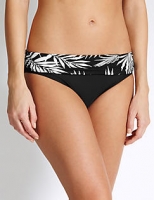 Marks and Spencer  Palm Leaf Print Hipster Bikini Bottoms