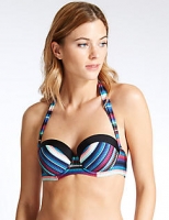 Marks and Spencer  Striped Multiway Bandeau Bikini Top