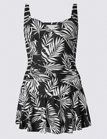 Marks and Spencer  Secret Slimming Palm Print Swimsuit
