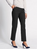 Marks and Spencer  Pinstripe Straight Leg Trousers