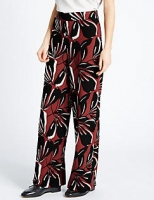 Marks and Spencer  Floral Print Wide Leg Trousers