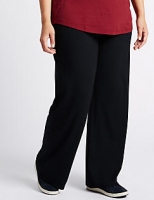 Marks and Spencer  Jersey Wide Leg Trousers