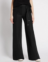 Marks and Spencer  Belted Wide Leg Trousers