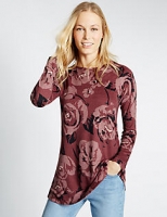Marks and Spencer  Floral Print Long Sleeve Tunic