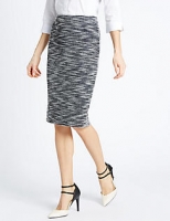 Marks and Spencer  Textured Tweed Pencil Skirt