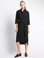 Marks and Spencer  3/4 Sleeve Shirt Dress with Belt