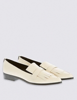 Marks and Spencer  Fringe Pointed Loafers with Insolia Flex®