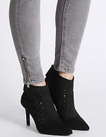 Marks and Spencer  Stiletto Back Zip Laser Cut Shoe Boots