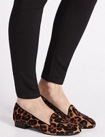 Marks and Spencer  Leather Leopard Print Pumps