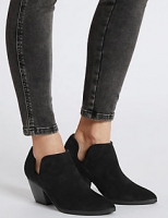 Marks and Spencer  Mid Heel Western Ankle Boots with Insolia®