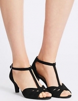 Marks and Spencer  Wide Fit Suede Stiletto Sandals