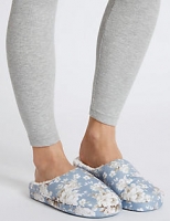 Marks and Spencer  Floral Print Mule Slippers