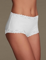Marks and Spencer  Comfort Lace High Rise Shorts