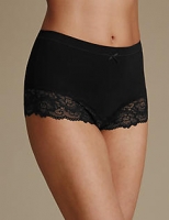 Marks and Spencer  Isabella Cotton Blend High Waist Brazilian Knickers