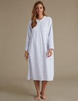 Marks and Spencer  Pure Cotton Ditsy Print Nightdress