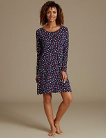 Marks and Spencer  Pure Cotton Printed Short Nightdress