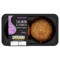 SuperValu  SuperValu Salmon & Spinach Fishcakes (290 Grams)