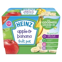 SuperValu  Heinz Apple & Banana Fruit Pot (100 Grams)