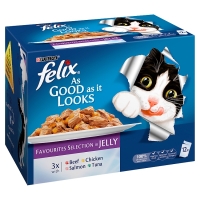 SuperValu  Felix As Good As It Looks Pouch Favouries In jelly (100 Gram