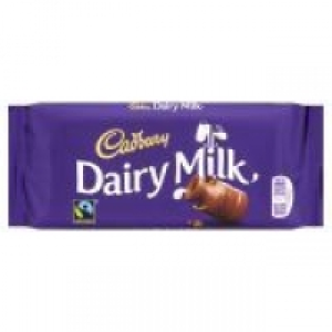Dairy Milk Large Bar Range 2.00 €