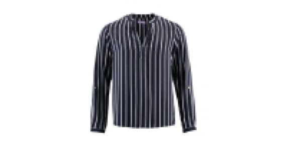 Avenue Ladies Navy & Cream Blouse