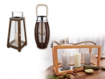 MELINERA® Wooden Lantern