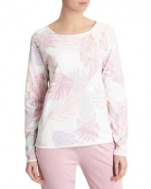 Leaf Print Pyjama Top