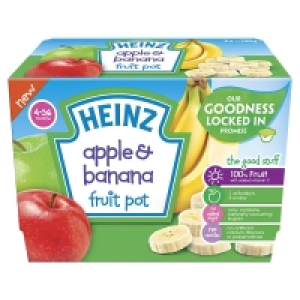 Heinz Apple & Banana Fruit Pot (100 Grams)
