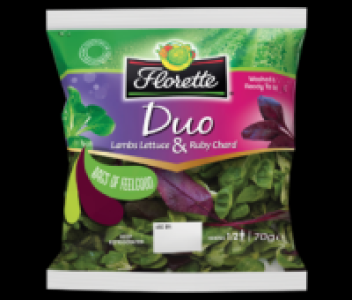 Florette Duo Lambs Lettuce & Ruby Chard 70g