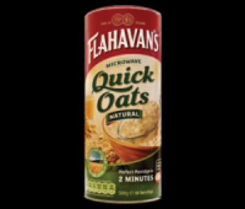 Flahavans Microwave Quick Oats Drum 500g