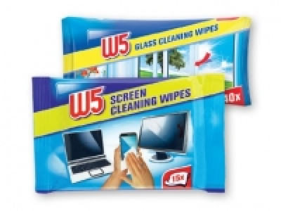 W5® Screen Cleaning/ Glass & Mirror Wet Wipes