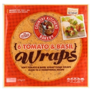 Country Kitchen 6 Tomato Wraps (370 Grams)