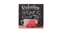 Aldi  Cup of Tea Square Valentines Card