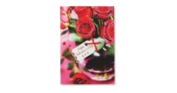 Red Roses Large Valentines Card