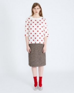 Carolyn Donnelly The Edit Spot Silk Top