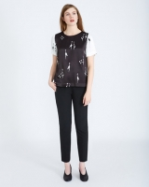 Carolyn Donnelly The Edit Bird Print Top