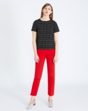 Carolyn Donnelly The Edit Mono Check Top