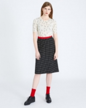 Carolyn Donnelly The Edit Mono Check Skirt
